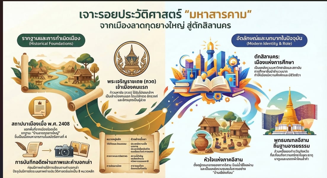 เจาะรอยเมืองมหาสารคาม