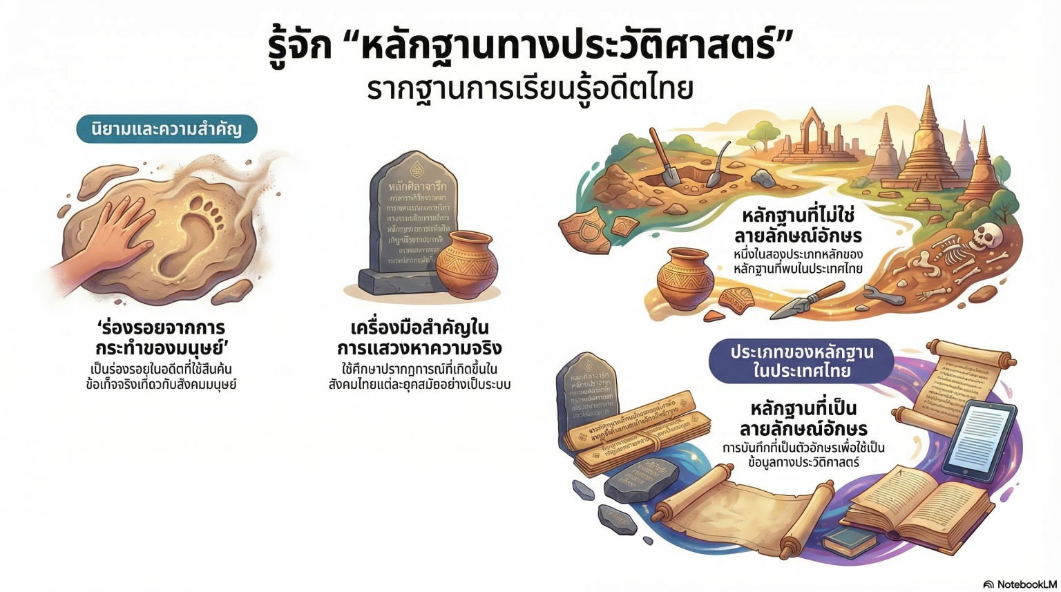 หลักฐานทางประวัติศาสตร์ 