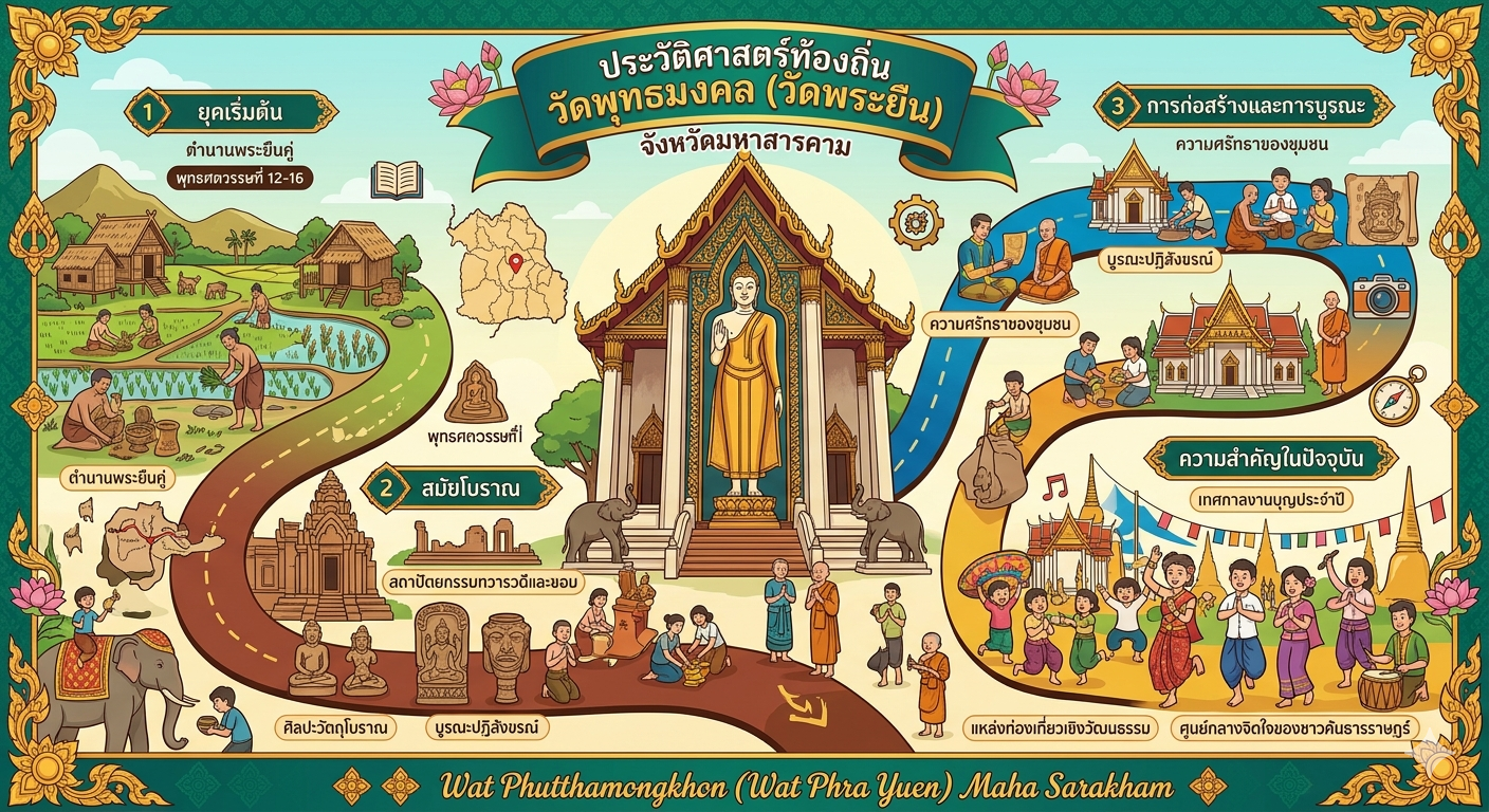 ประวัติวัดพุทธมงคล (วัดพระยืน)