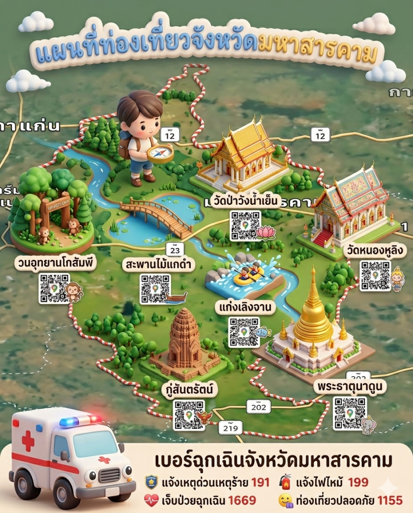 สถานที่ท่องเที่ยวในจังหวัดมหาสารคาม